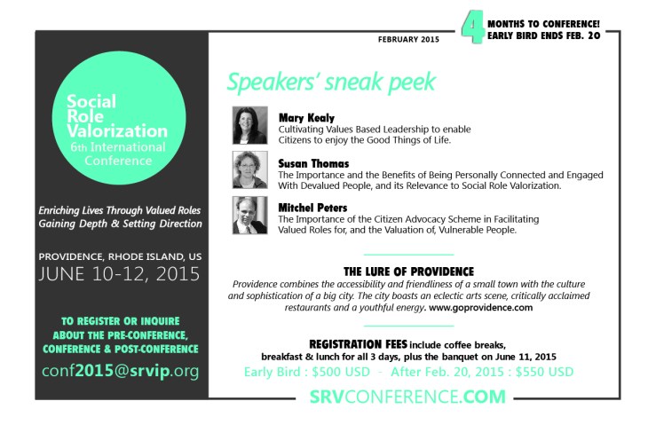 SRV conf 4 months